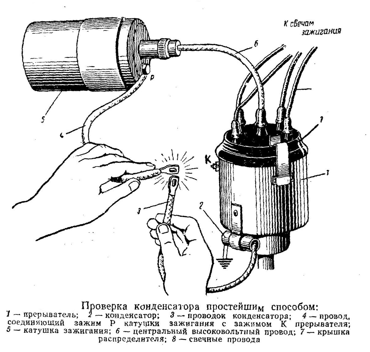 Проверка катушки зажигания на искру